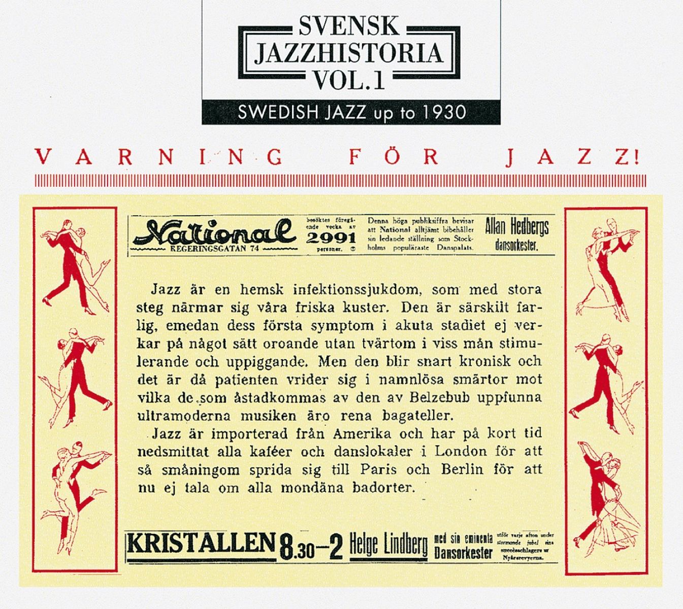 Afbeelding van Various Artists - Svensk Jazzhistoria Volume 1 1899-30