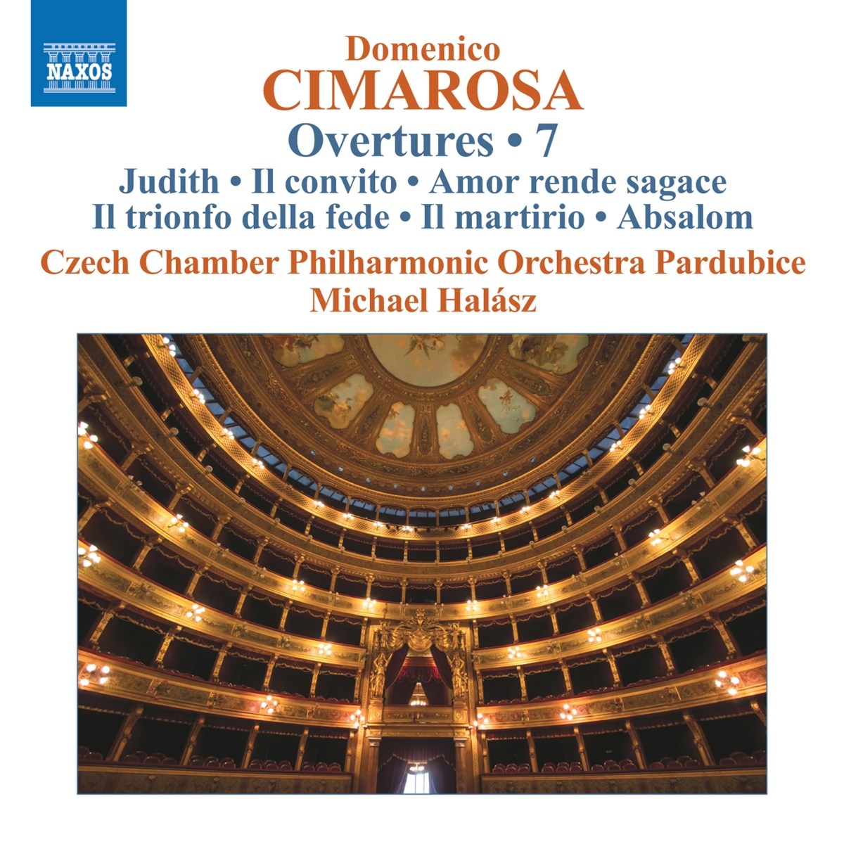 Afbeelding van Czech Chamber Philharmonic Orchestra Pardubice, Michael Halász - Cimarosa: Overtures 7