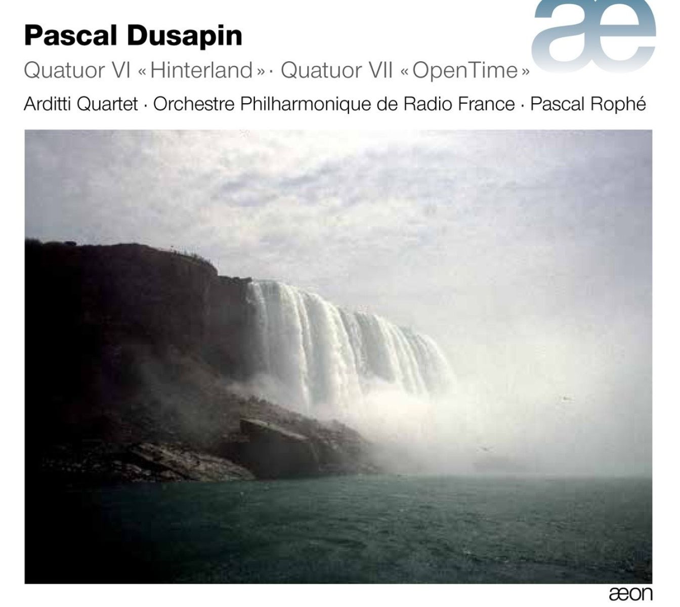 Afbeelding van Arditti Quartet, Orchestre Philharmonique De Radio France, Pascal Rophé - Dusapin: Quatuor VI (Hinterland) & Quatuor VII (Opentime)