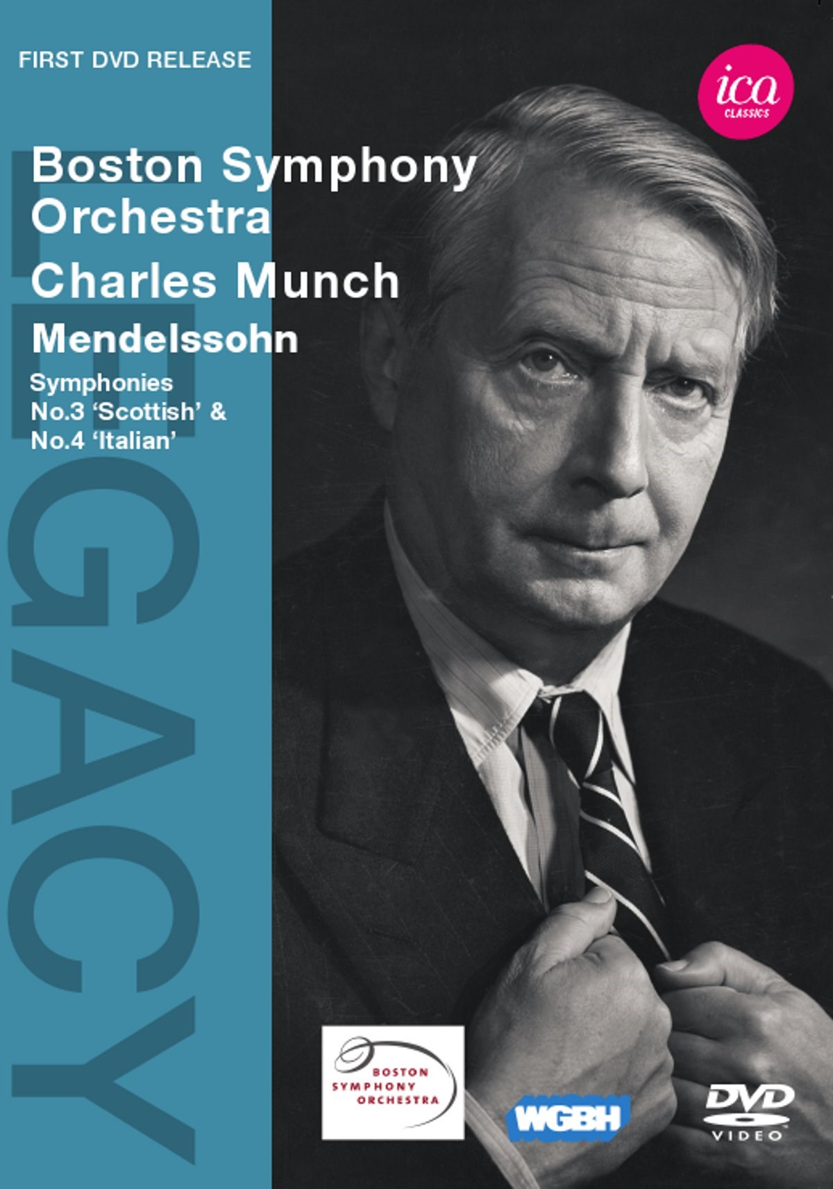 Afbeelding van Boston Symphony Orchestra, Charles Munch - Mendelssohn: Symphonies Nos. 3 & 4