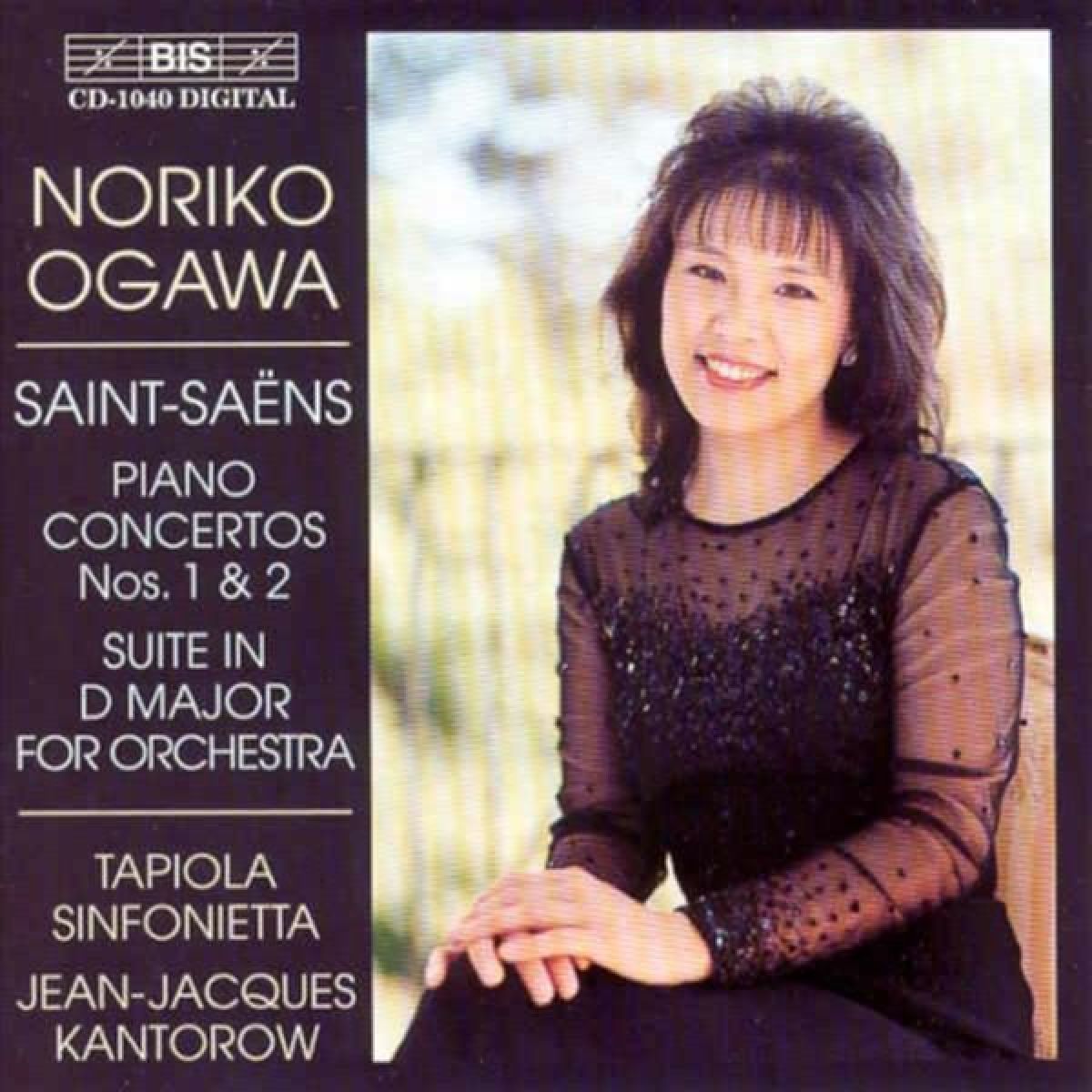 Afbeelding van Noriko Ogawa, Tapiola Sinfonietta, Jean-Jacques Kantorow - Saint-Saëns: Piano Concertos Nos. 1 & 2