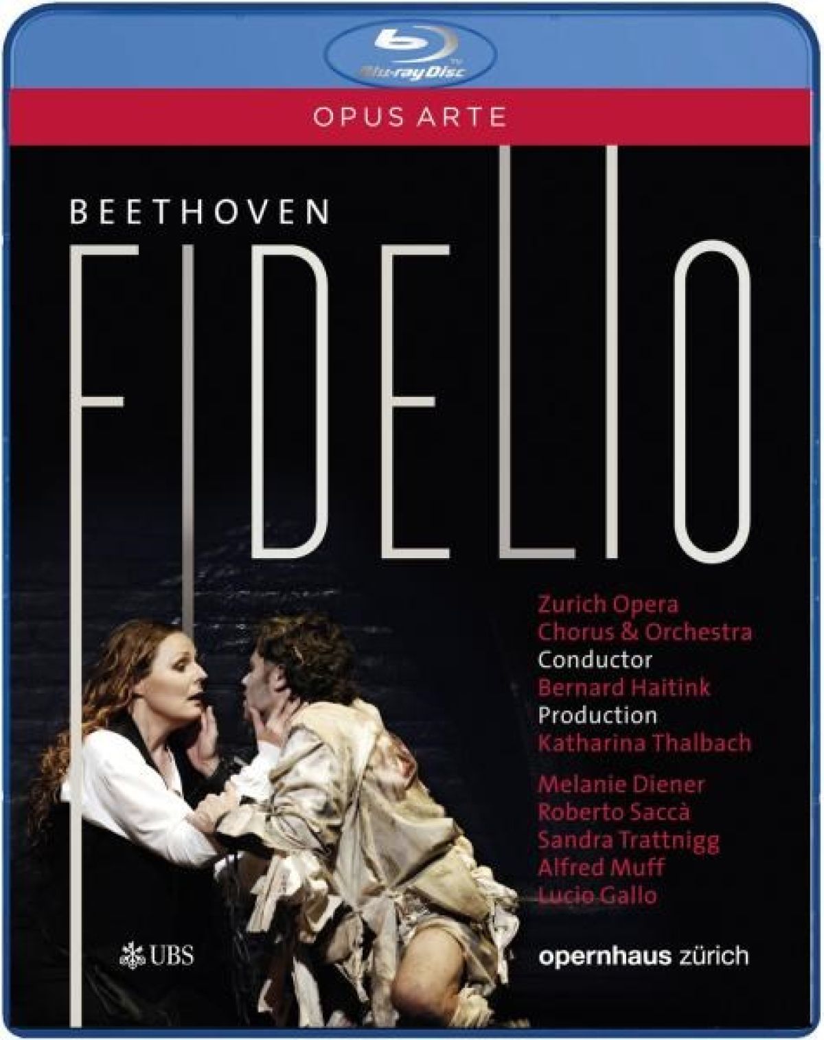 Afbeelding van Melanie Diener, Roberto Sacca, Zürich Opera Chorus & Orchestra, Bernard Haitink - Beethoven: Fidelio