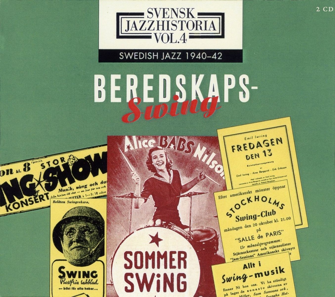 Afbeelding van Various Artists - Swedish Jazz History Volume 4 Wartime