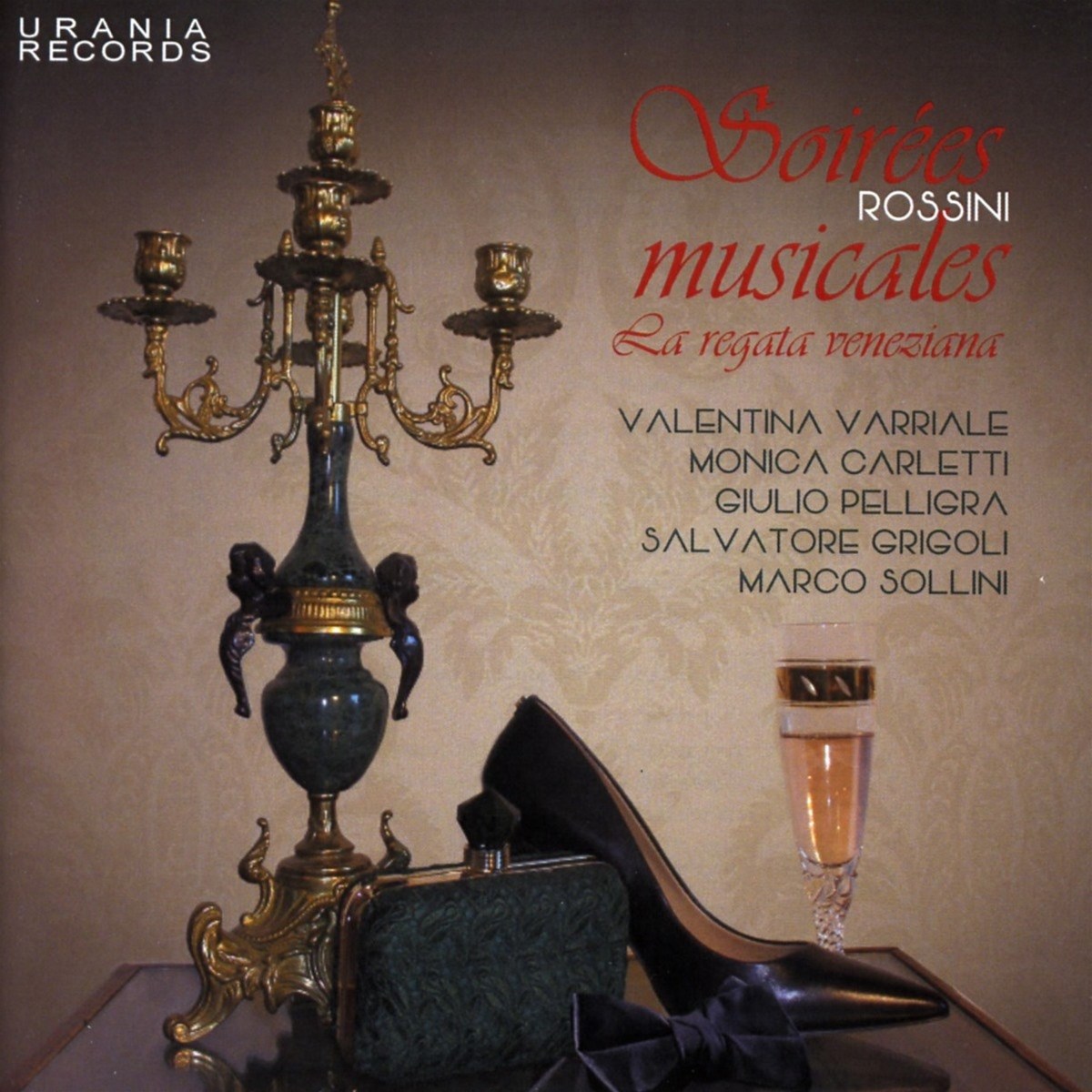 Afbeelding van Valentina Varriale, Moninca Carletti, Giulio Pelliligra, Salvatore Grigoli & Marco Sollini - Rossini: Soirées Musicales La Regata Veneziana