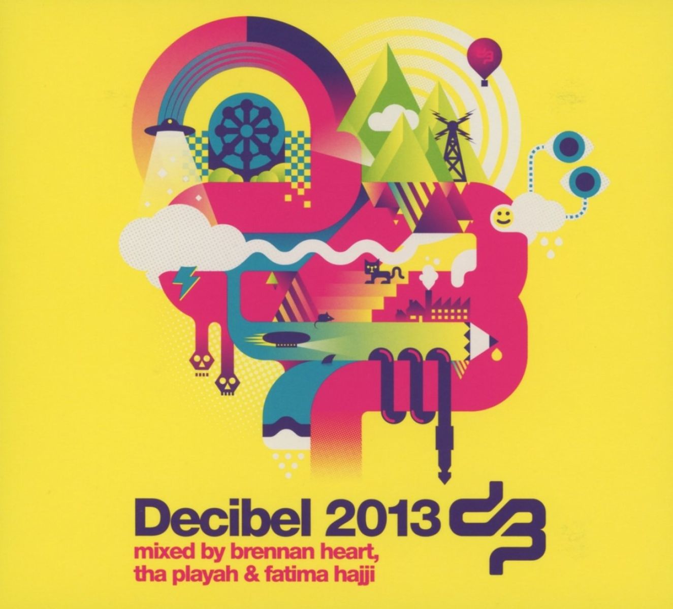 Afbeelding van Various Artists - Decibel 2013 - Mixed By Brennan Heart, Tha Playah & Fatima Hajji