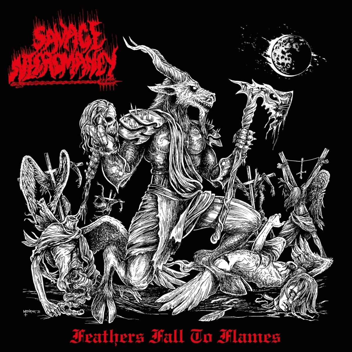Afbeelding van Savage Necromancy - Feathers Fall To Flames