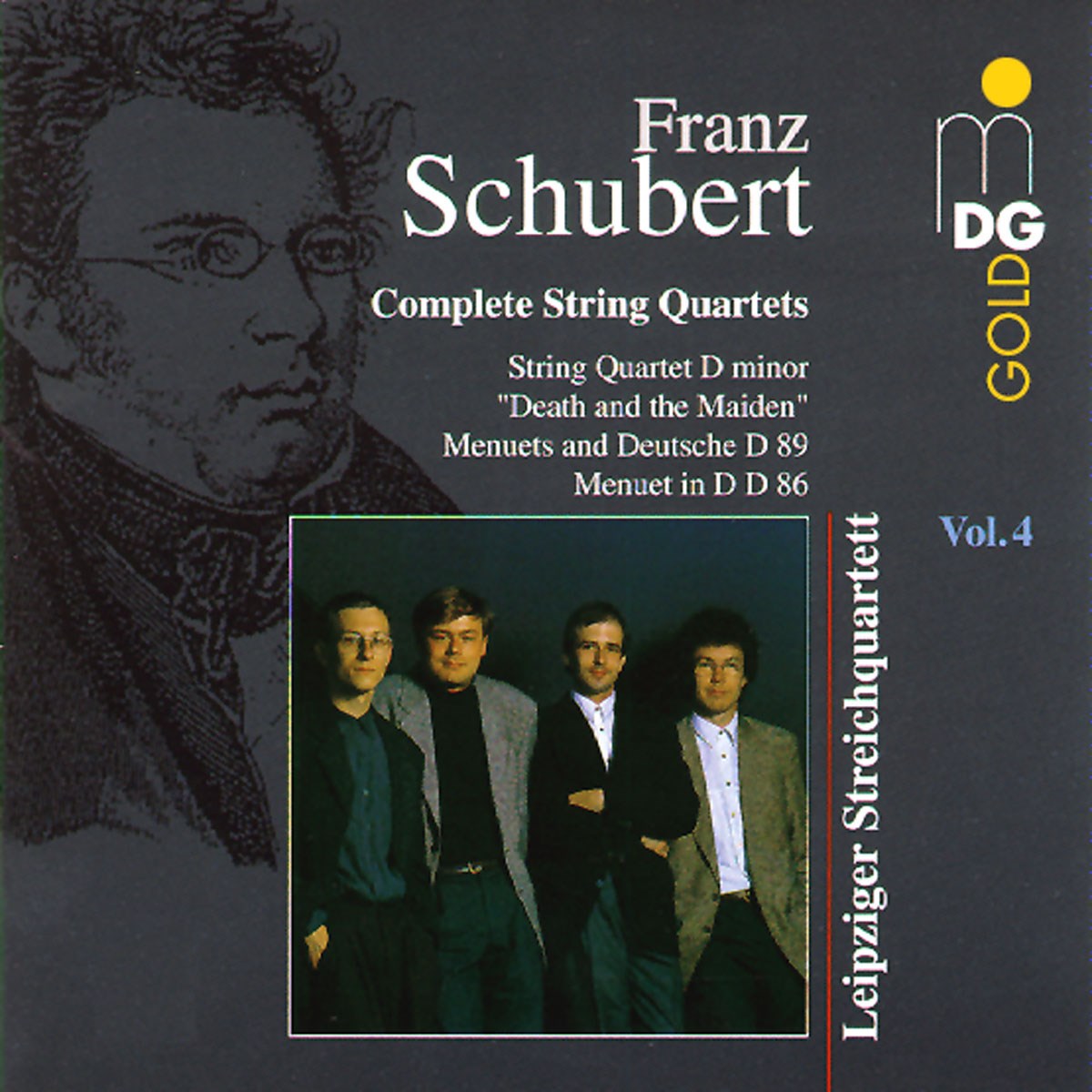 Afbeelding van Leipziger Streichquartett - Schubert: Streichquartette Vol.4