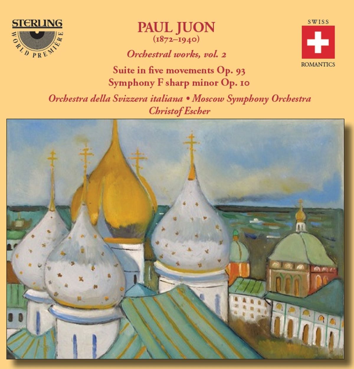 Afbeelding van Moscow Symphony Orchestre, Christof Escher - Juon: Suite In Five Movements Op.93