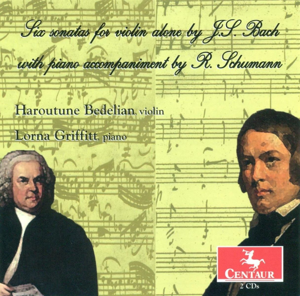 Afbeelding van Haroutune Bedelian & Lorna Griffitt - J.S. Bach: Sonatas And Partitas (Accompaniment R. Schumann)