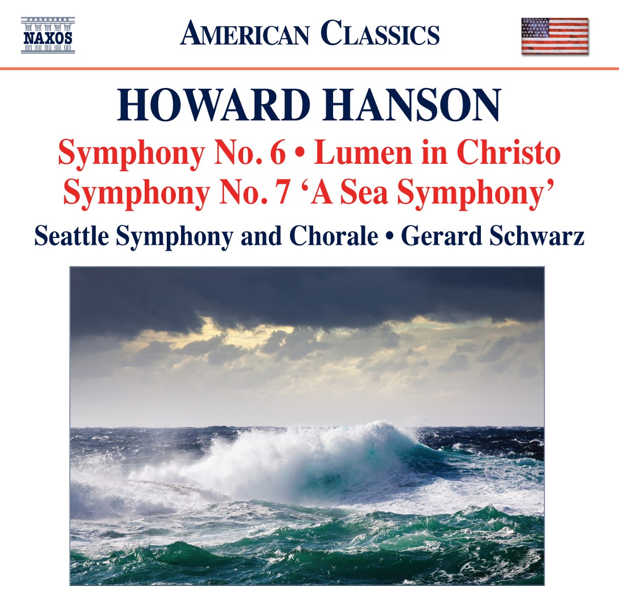 Afbeelding van Seattle Symphony Orchestra, Gerard Schwarz - Hanson: Symphonies Nos. 6 And 7