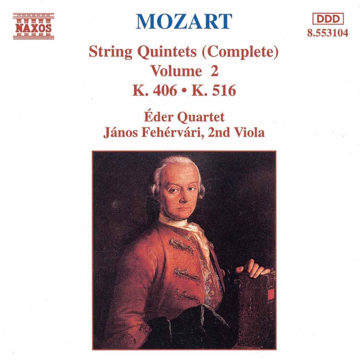 Afbeelding van Eder Quartet - Mozart: String Quintets 2