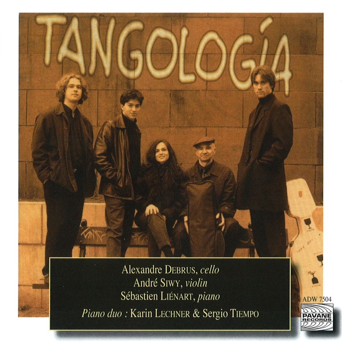 Afbeelding van Alexandre Debrus, André Siwy, Sébastien Lienart, Karin Lechner, Sergio Tiempo - Tangologia