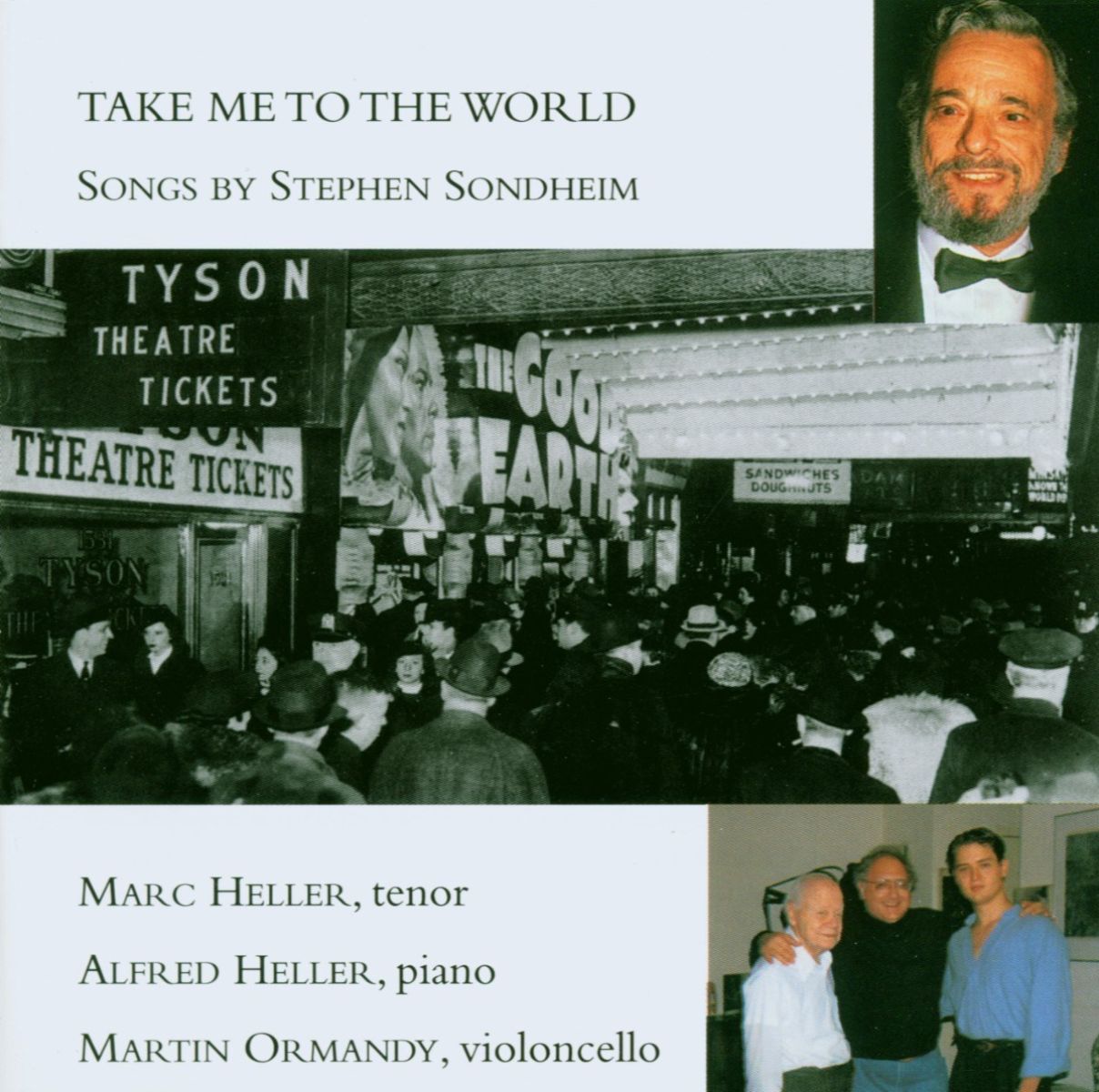Marc Heller, Alfred Heller, Martin Ormandy - Sondheim: Take Me To The World