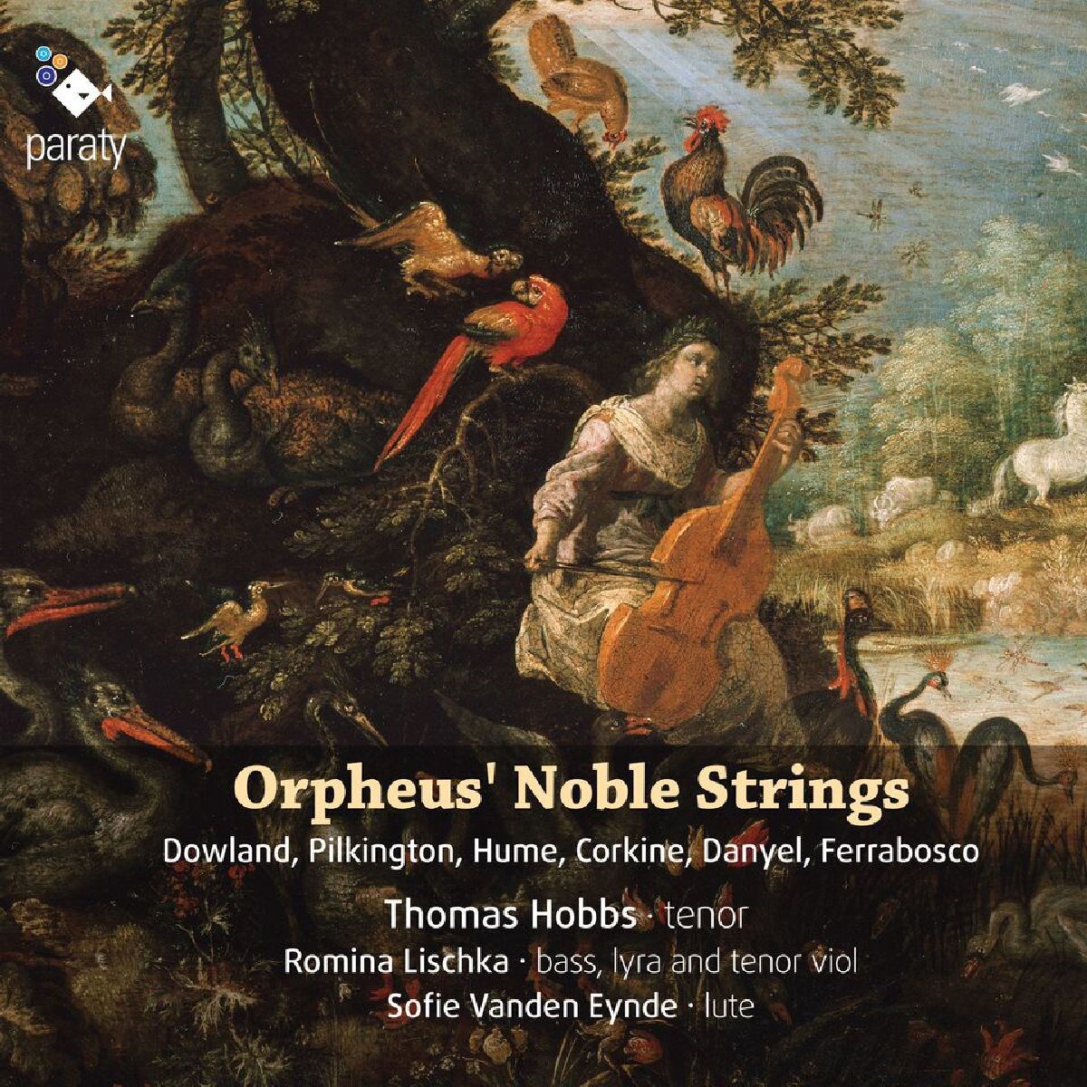 Afbeelding van Thomas Hobbs, Romina Lischka & Sofie Vanden Eynde - Orpheus' Noble Strings