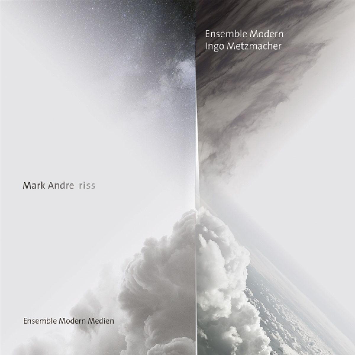 Afbeelding van Ensemble Modern, Ingo Metzmacher - Mark Andre: Riss