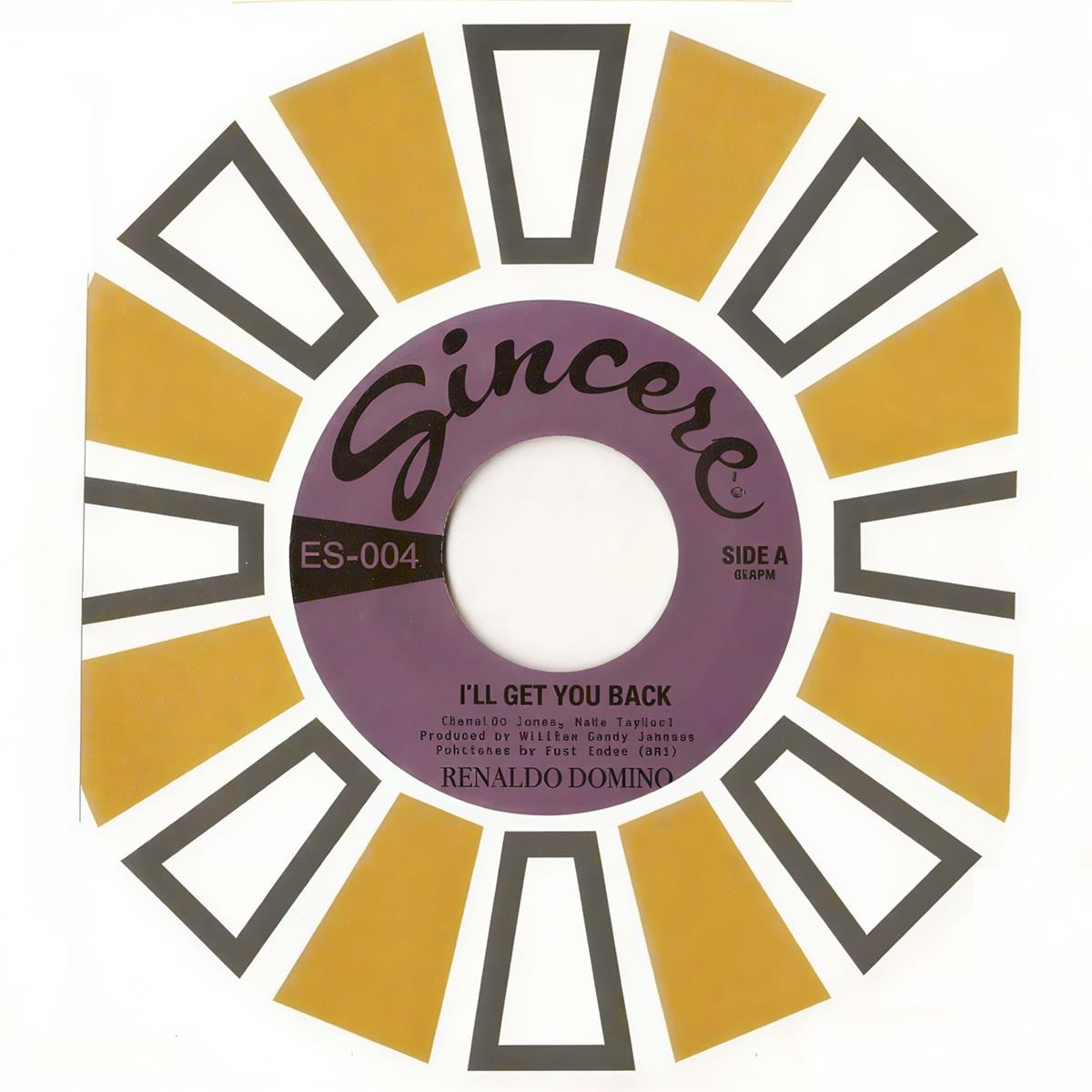 Renaldo Domino - I'll Get You Back