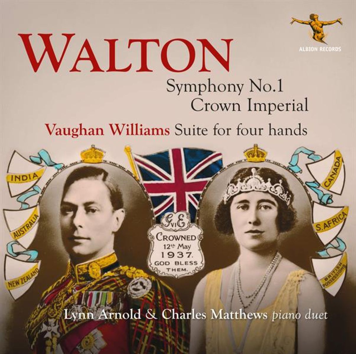 Afbeelding van Symphony No. 1, Crown Imperial; Vaughan Williams: Suite For Four Hands