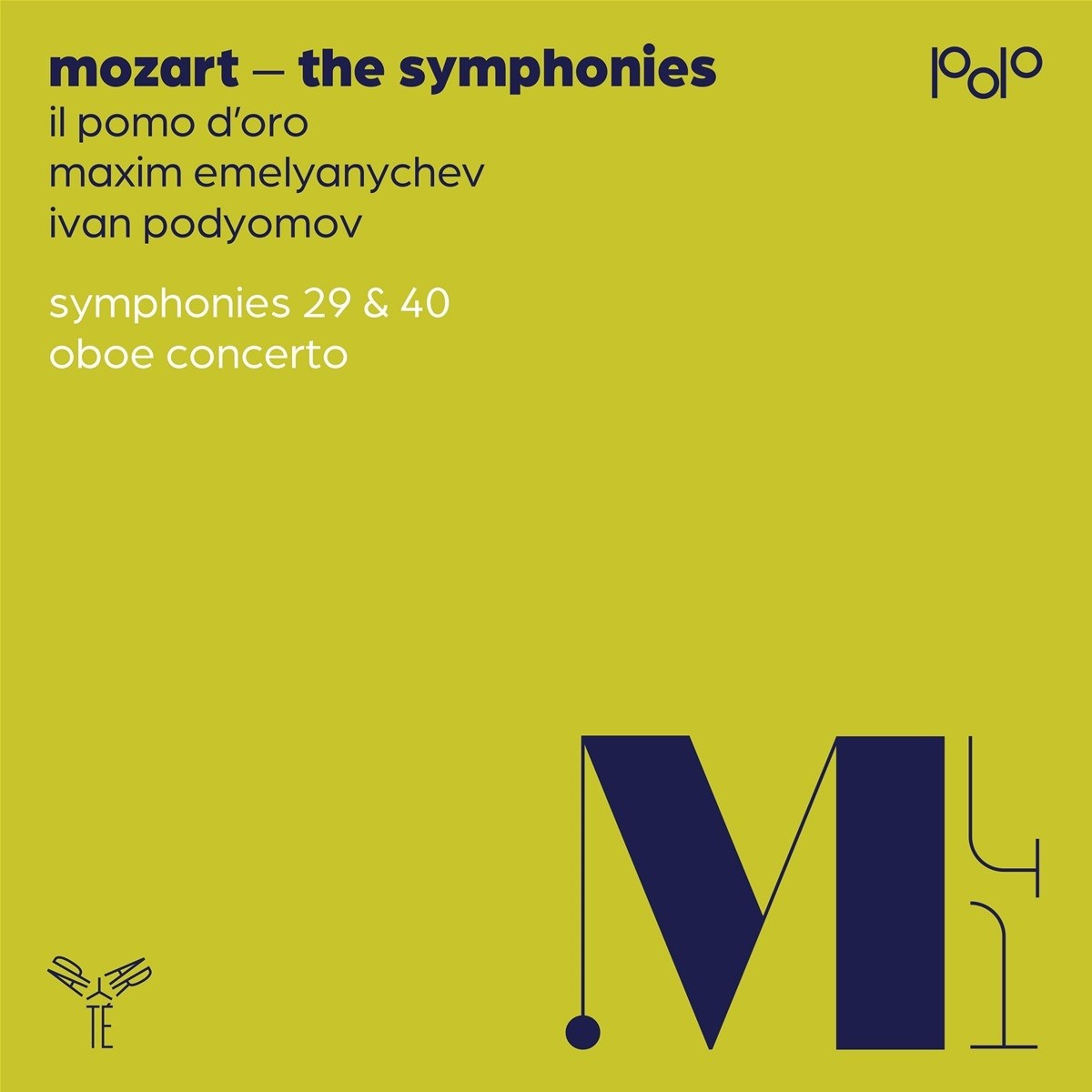 Afbeelding van Il Pomo d'Oro, Maxim Emelyanychev - Mozart Symphonies Nos. 29 & 40 Oboe