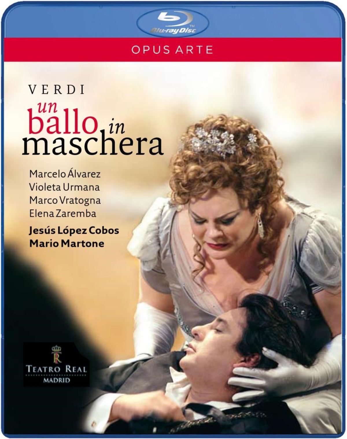 Afbeelding van Marcelo Alvararez, Violeta Urmana, Marco Vratogna, Orchestra Of Teatro Real Madrid - Verdi: Un Ballo In Maschera