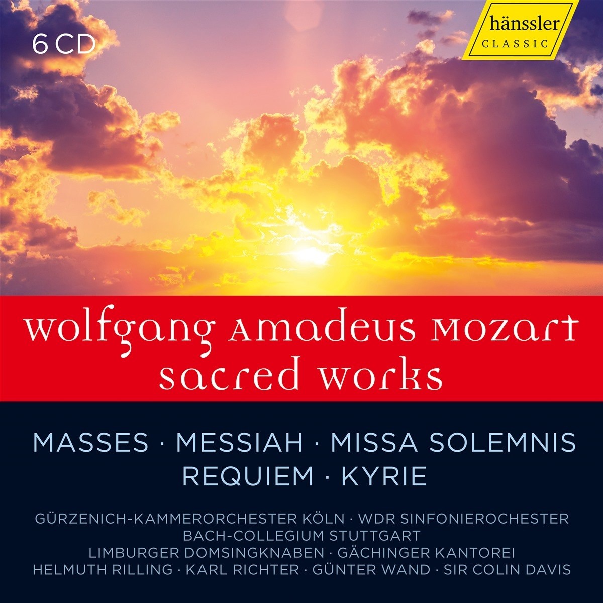 Helmuth Rilling & Gunter Wand & Karl Richter - Wolfgang Amadeus Mozart Sacred Works