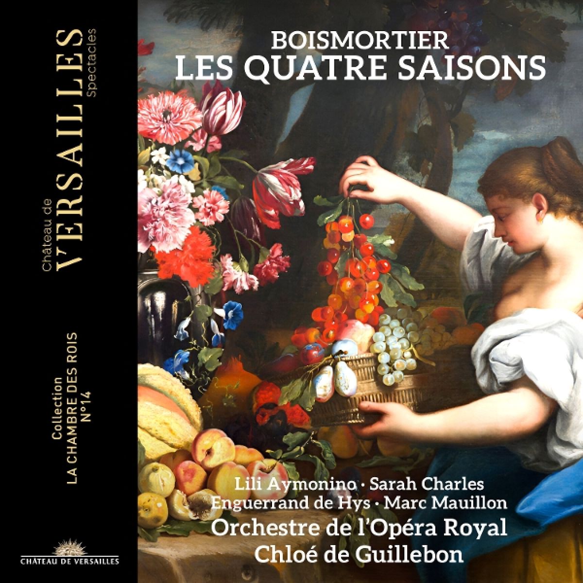 Afbeelding van Chloe De Guillebon, Orchestre De L'opera Royal, Enguerrand De Hys, Lili Aymonino, Marc Mauillon, Sarah Charles - Boismortier: Les Quatre Saisons