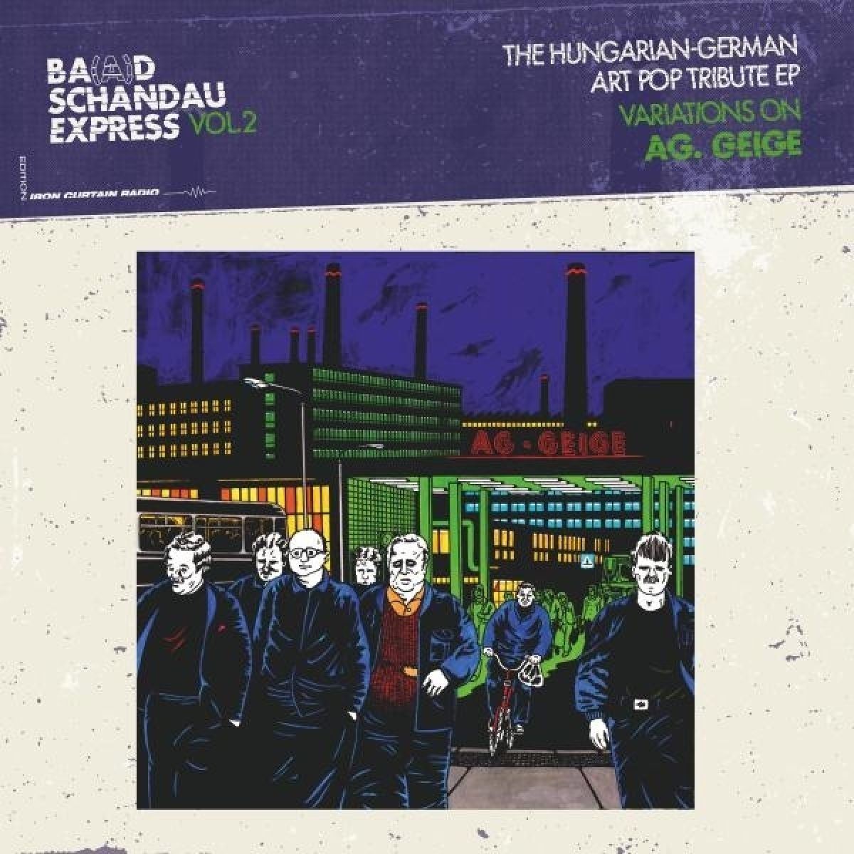 Afbeelding van Various Artists - Ba(a)d Schandau Express Vol. 2. The Hungarian-German Art Pop Tribute EP. Variations On AG. Geige