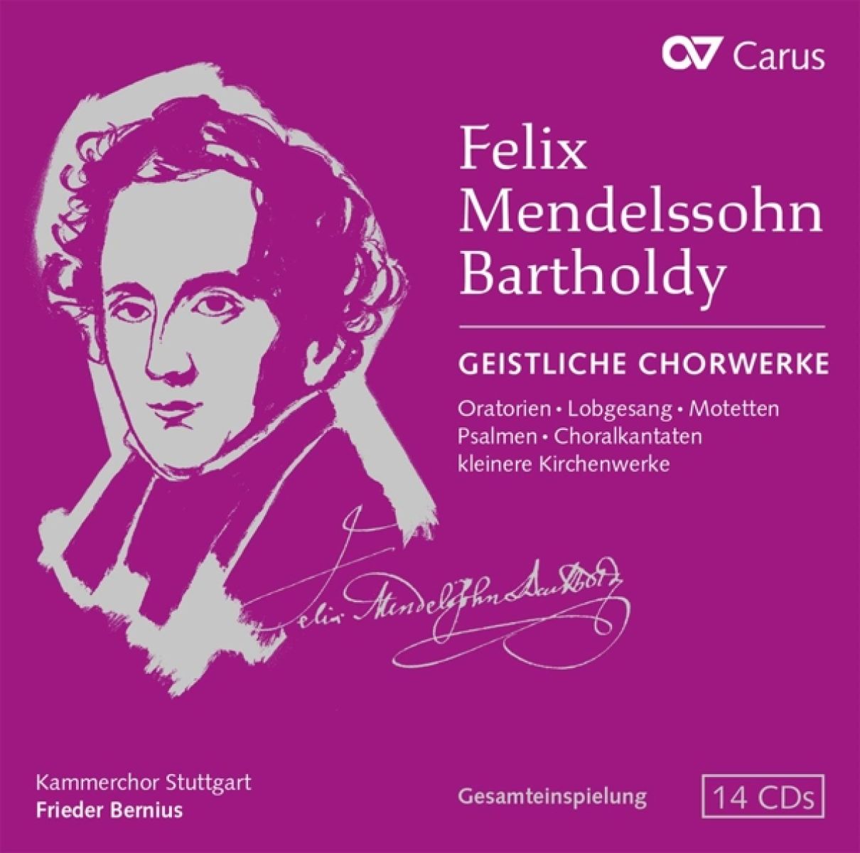 Kammerchor Stuttgart, Frieder Bernius - Mendelssohn-Bartholdy: Geistliche Chorwerke (Sacred Choral Works)