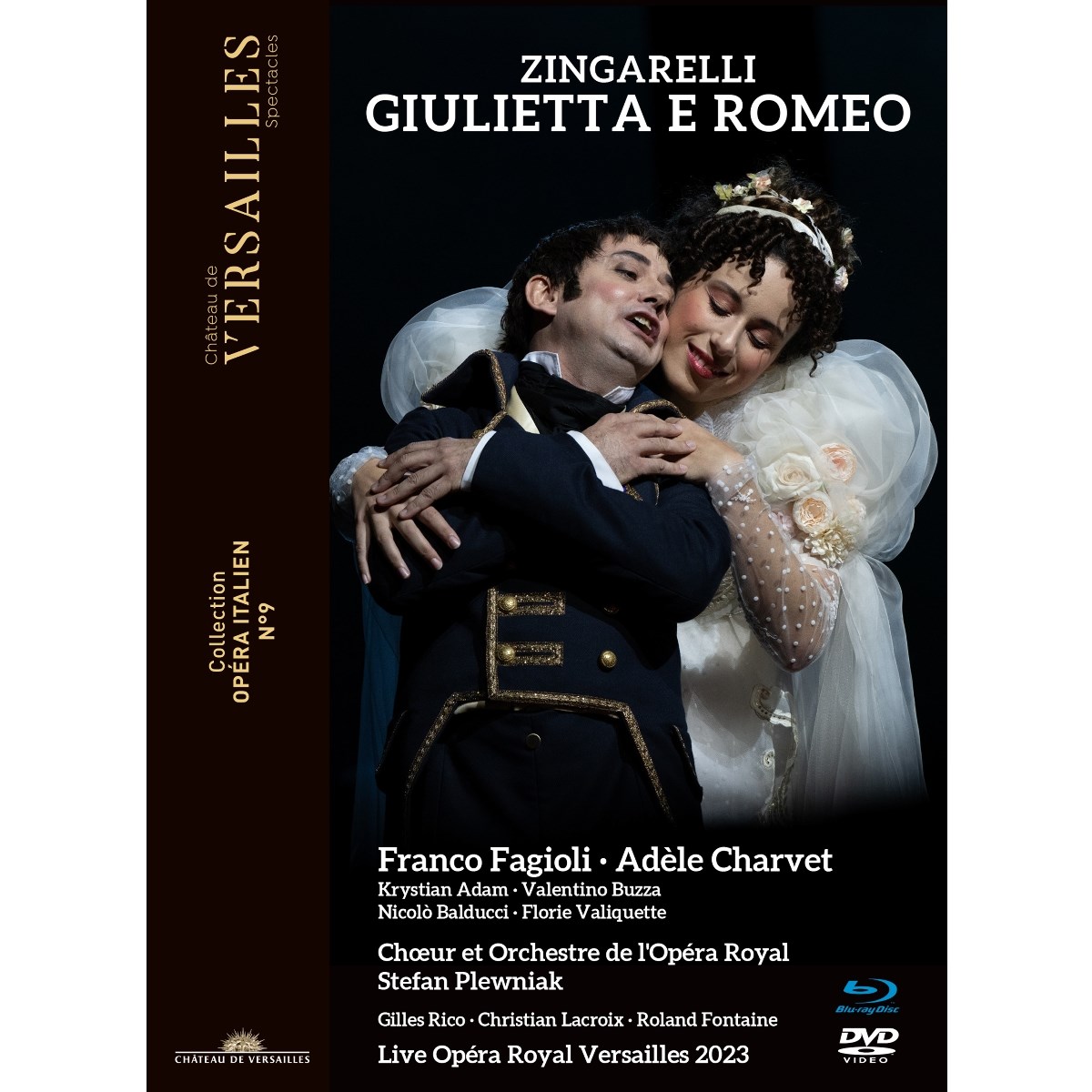 Afbeelding van Franco Fagioli, Adele Charvet, Krystian Adam, Valentino Buzza, Nicolò Balducci, Florie Valiquette, Choeur & Orchestre De L'opera Royal, Stefan Plewniak - Zingarelli: Giulietta E Romeo