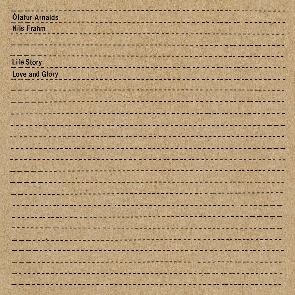 Afbeelding van Ólafur Arnalds & Nils Frahm - Life Story Love And Glory