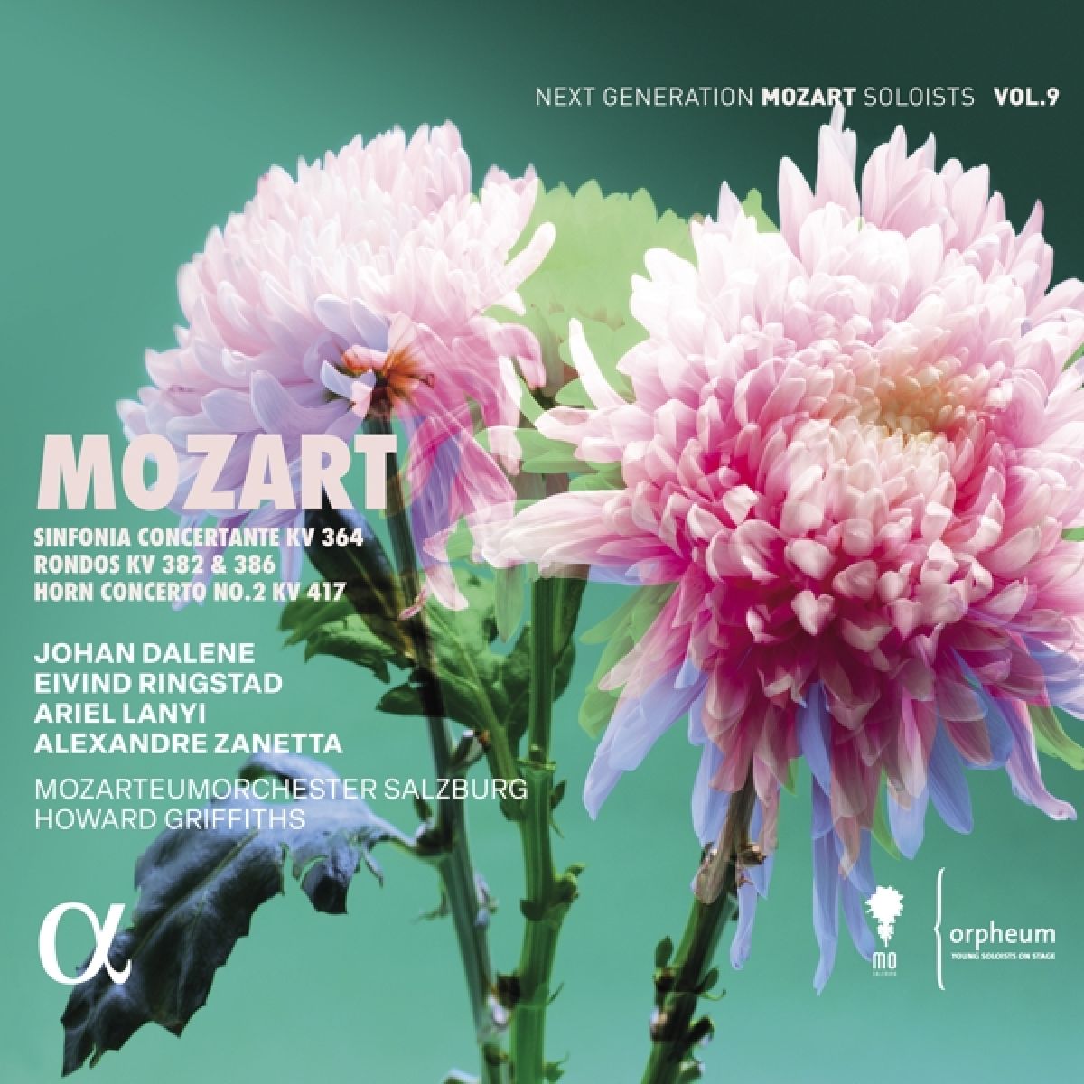 Afbeelding van Johan Dalene, Eivind Ringstad, Ariel Lanyi - Mozart: Sinfonia Concertante Kv 364, Rondos Kv 382 & 386