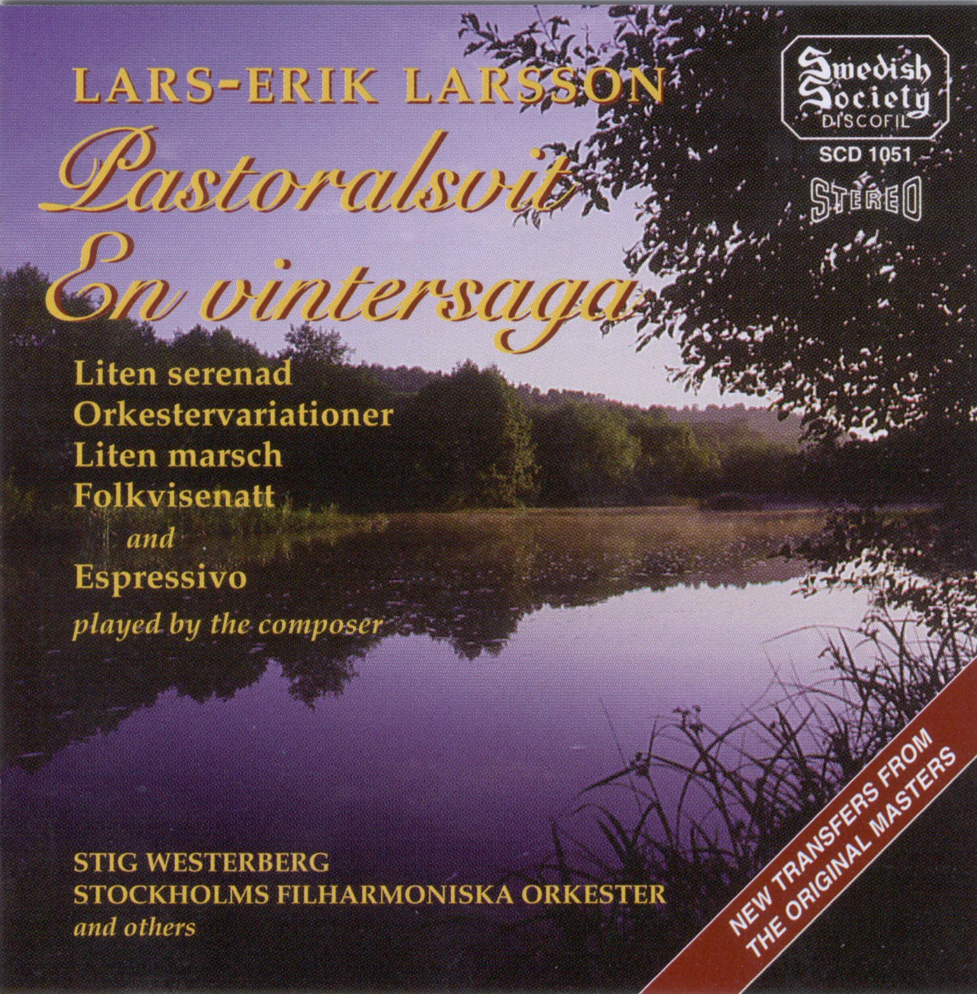Afbeelding van Stockholm Philharmonic Orchestra, Stig Westerberg - Larsson: Pastoral Suite, The Winter's Tale