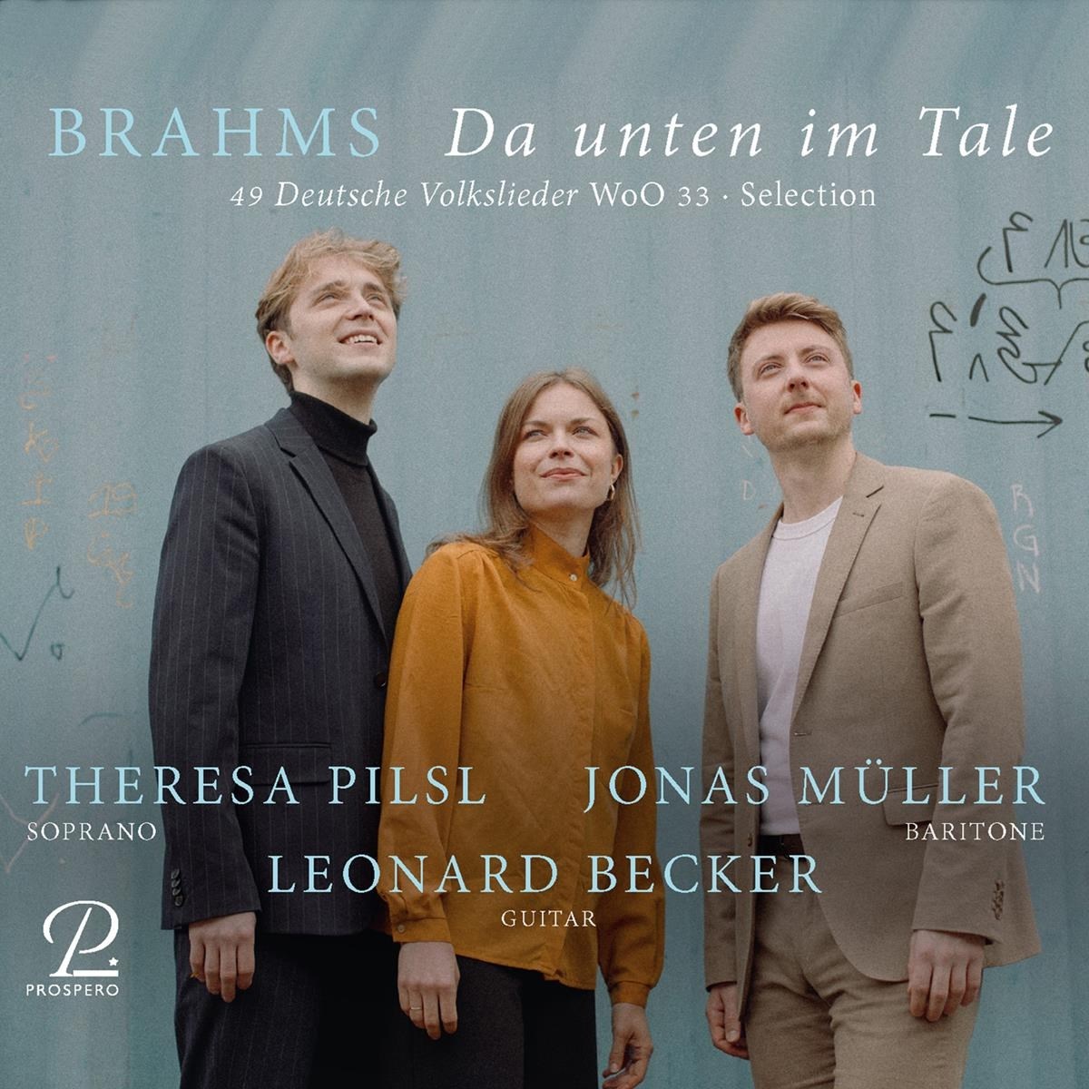 Afbeelding van Leonard Becker, Jonas Muller, Theresa Pilsl - Brahms: Da Unten Im Tale: Volkslieder