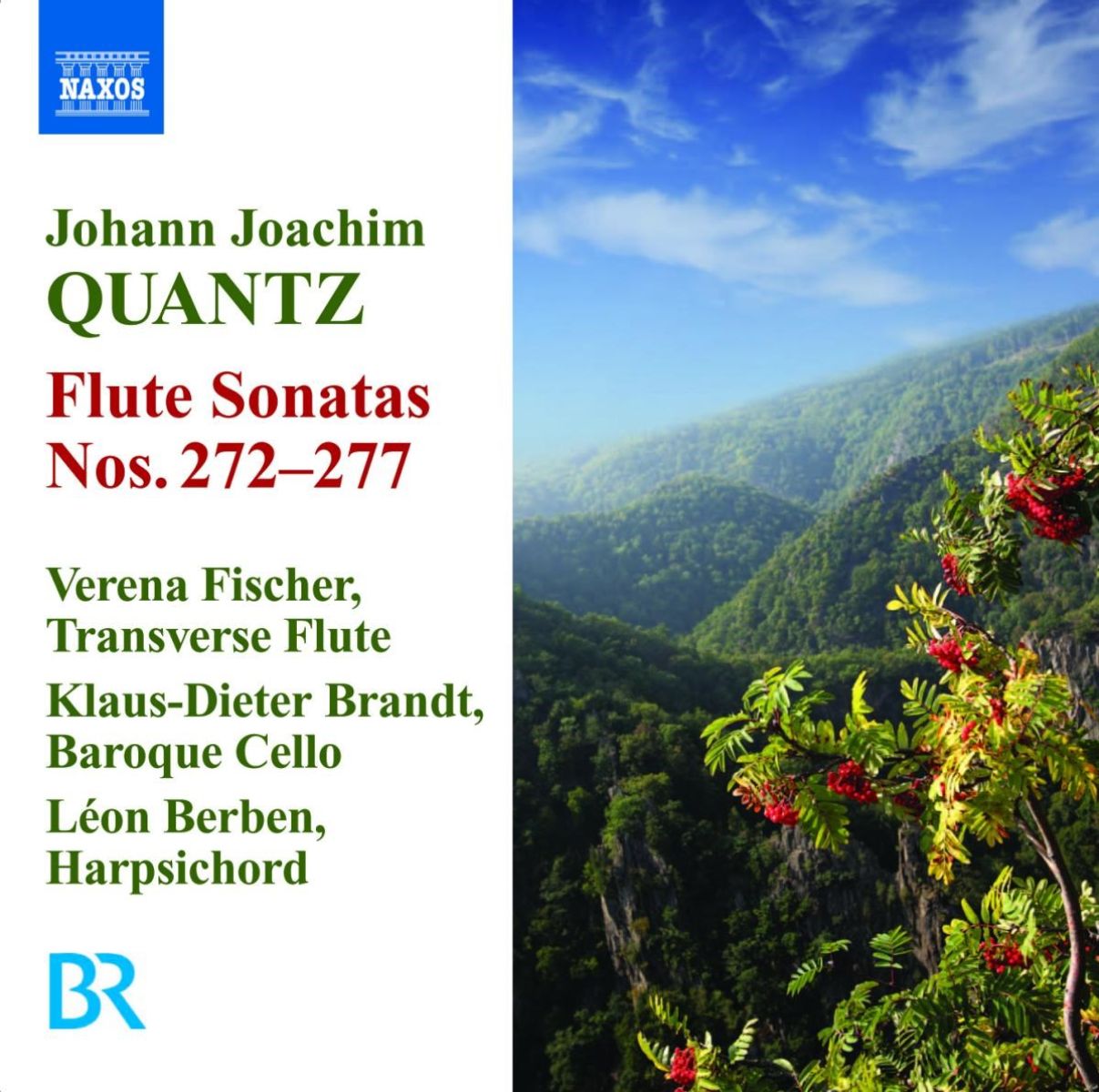 Afbeelding van Verena Fischer, Klaus-Dieter Brandt, Léon Berben - Quantz: Flute Sonatas Nos.272-277