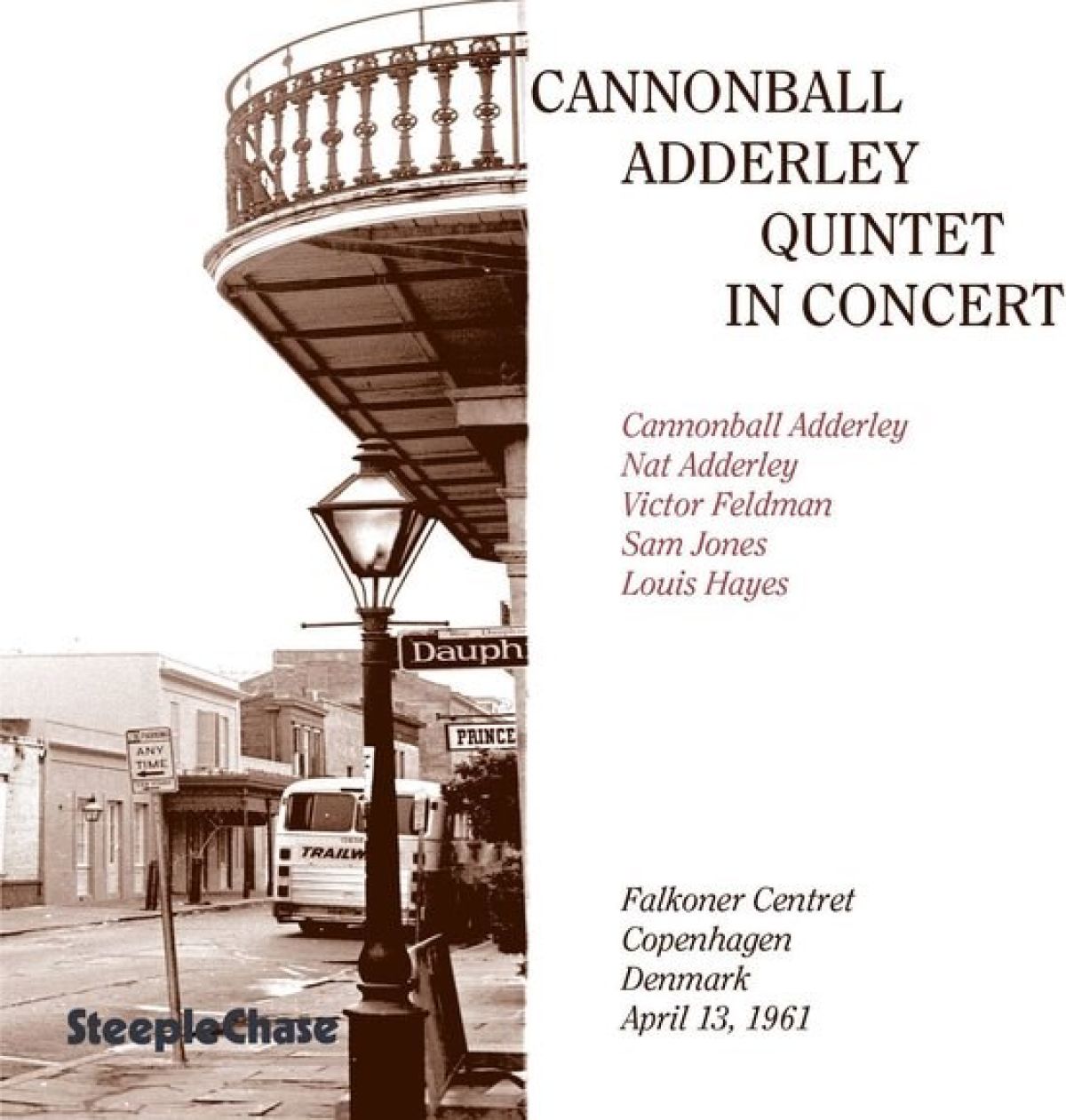 Afbeelding van The Cannonball Adderley Quintet - In Concert - Falkoner Centret, April 13, 1961