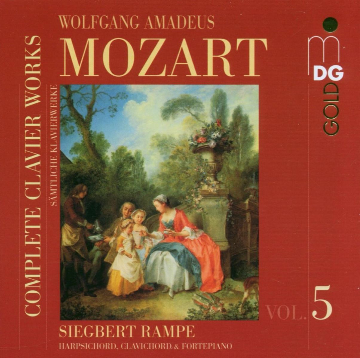 Afbeelding van Siegbert Rampe - Mozart: Complete Clavier Works Vol. 5