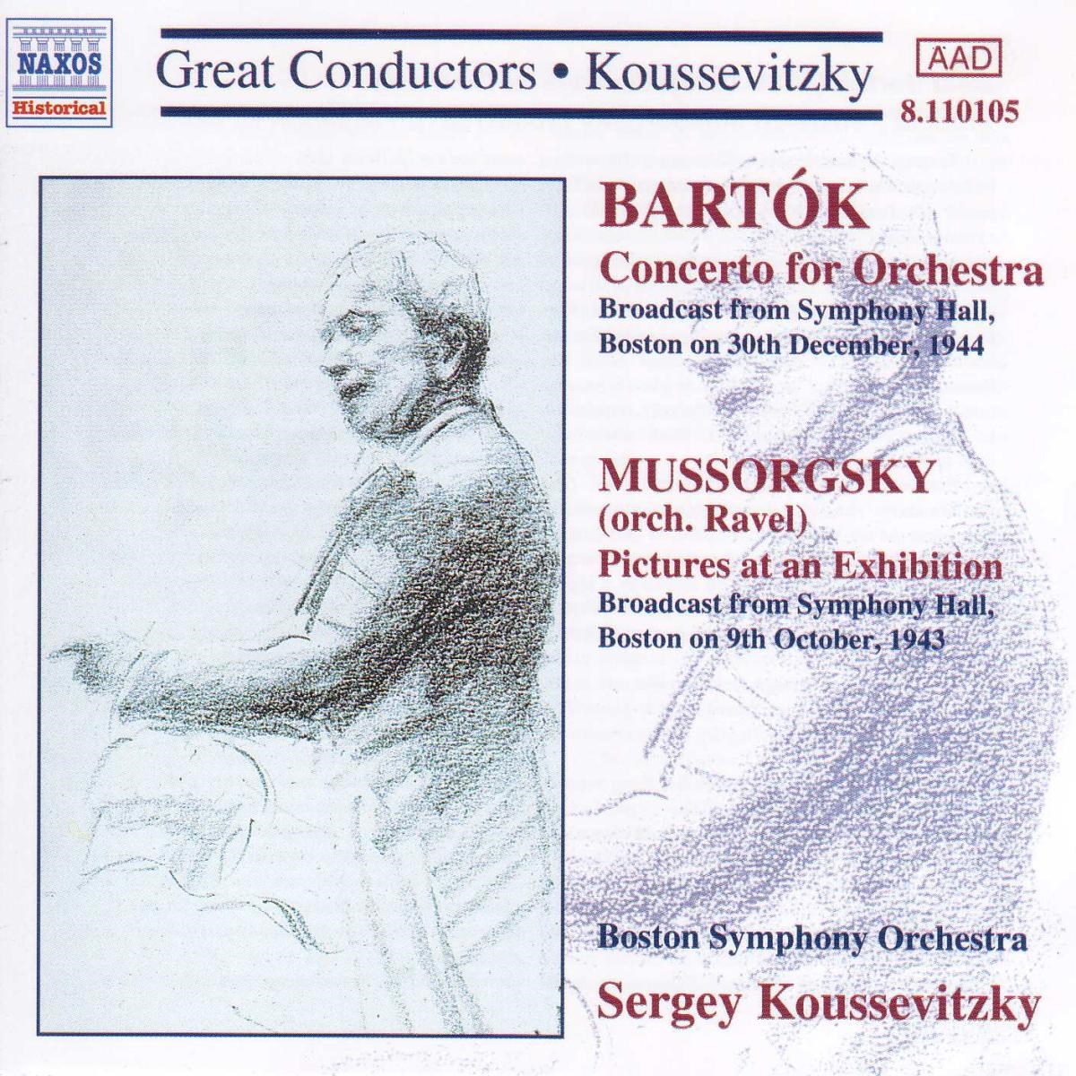 Afbeelding van Boston Symphony Orchestra, Serge Koussevitzky - Bartók: Concerto For Orchestra/Mussorsky: Pictures At An Exhibition