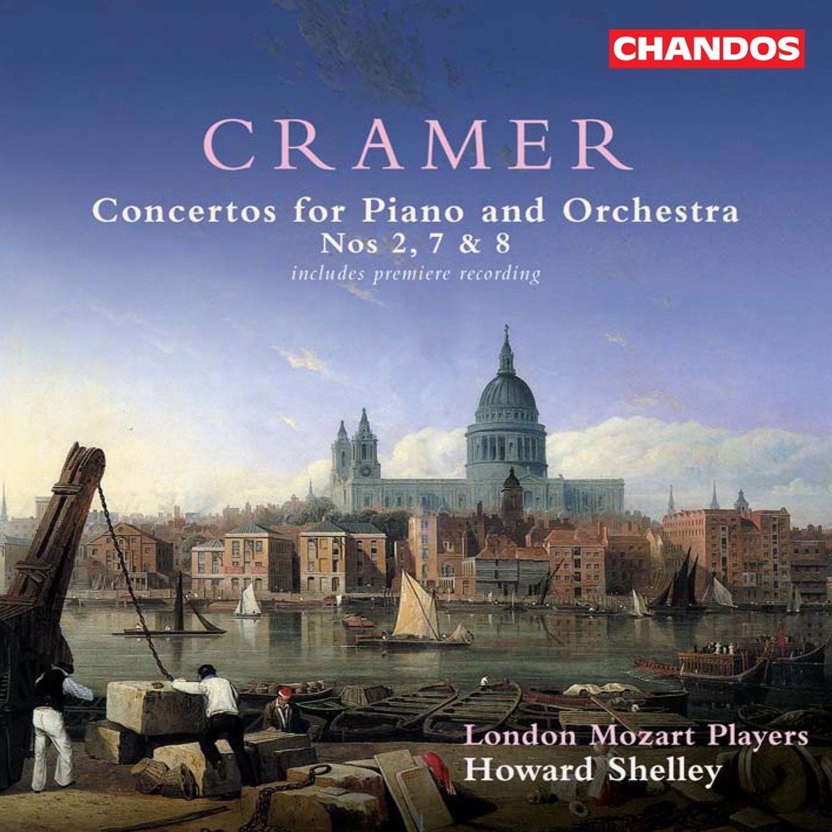 Afbeelding van Howard Shelley, London Mozart Players - Cramer: Concertos for Piano and Orchestra, Nos 2, 7 & 8