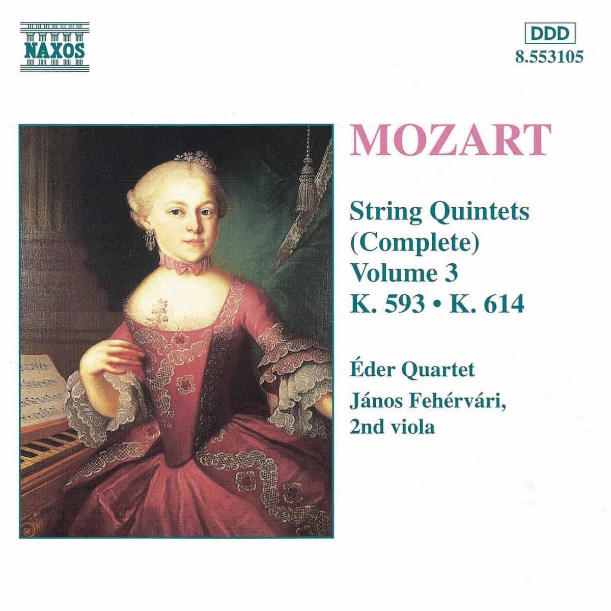Afbeelding van Eder Quartet - Mozart: String Quintets 3