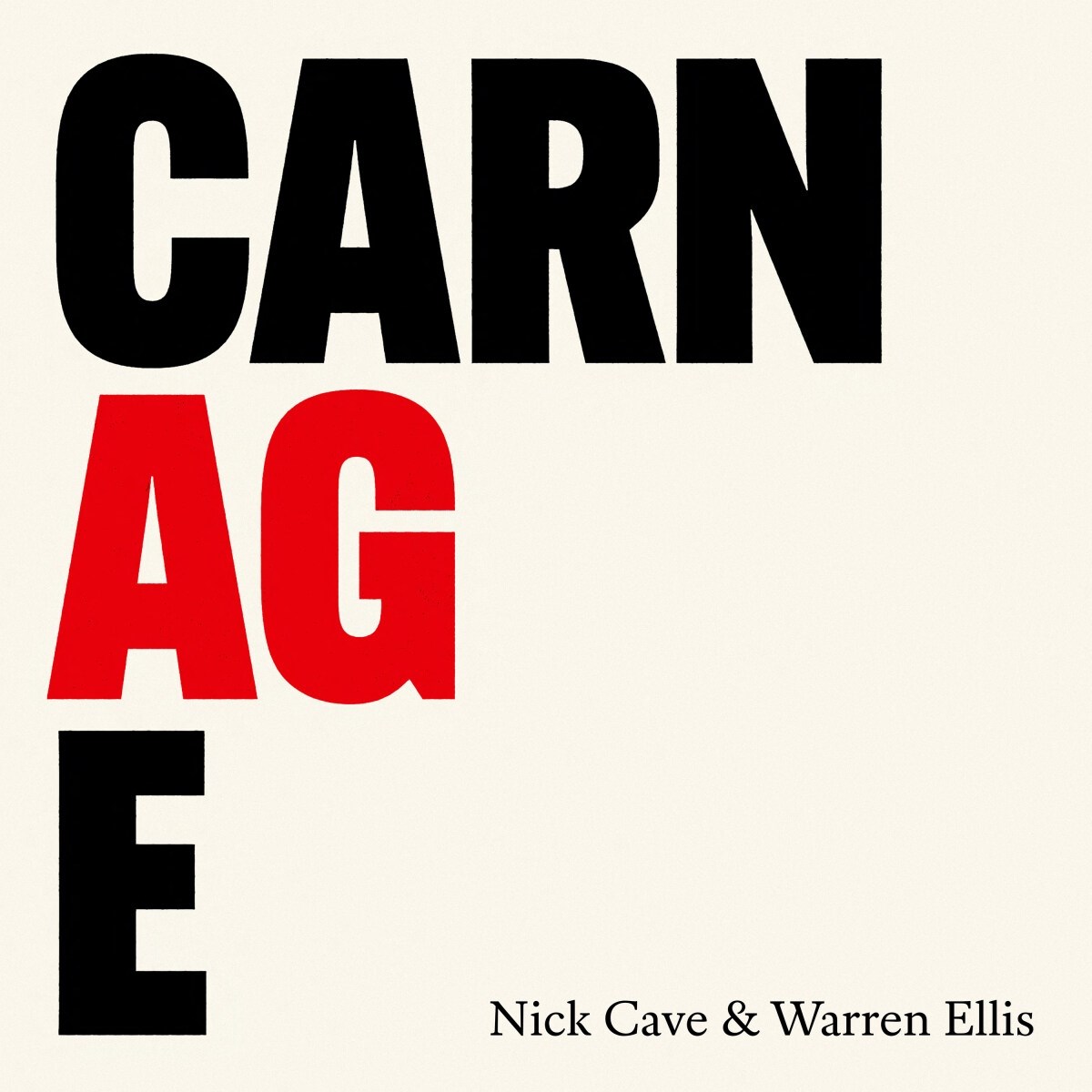 Afbeelding van Nick Cave & Warren Ellis - Carnage