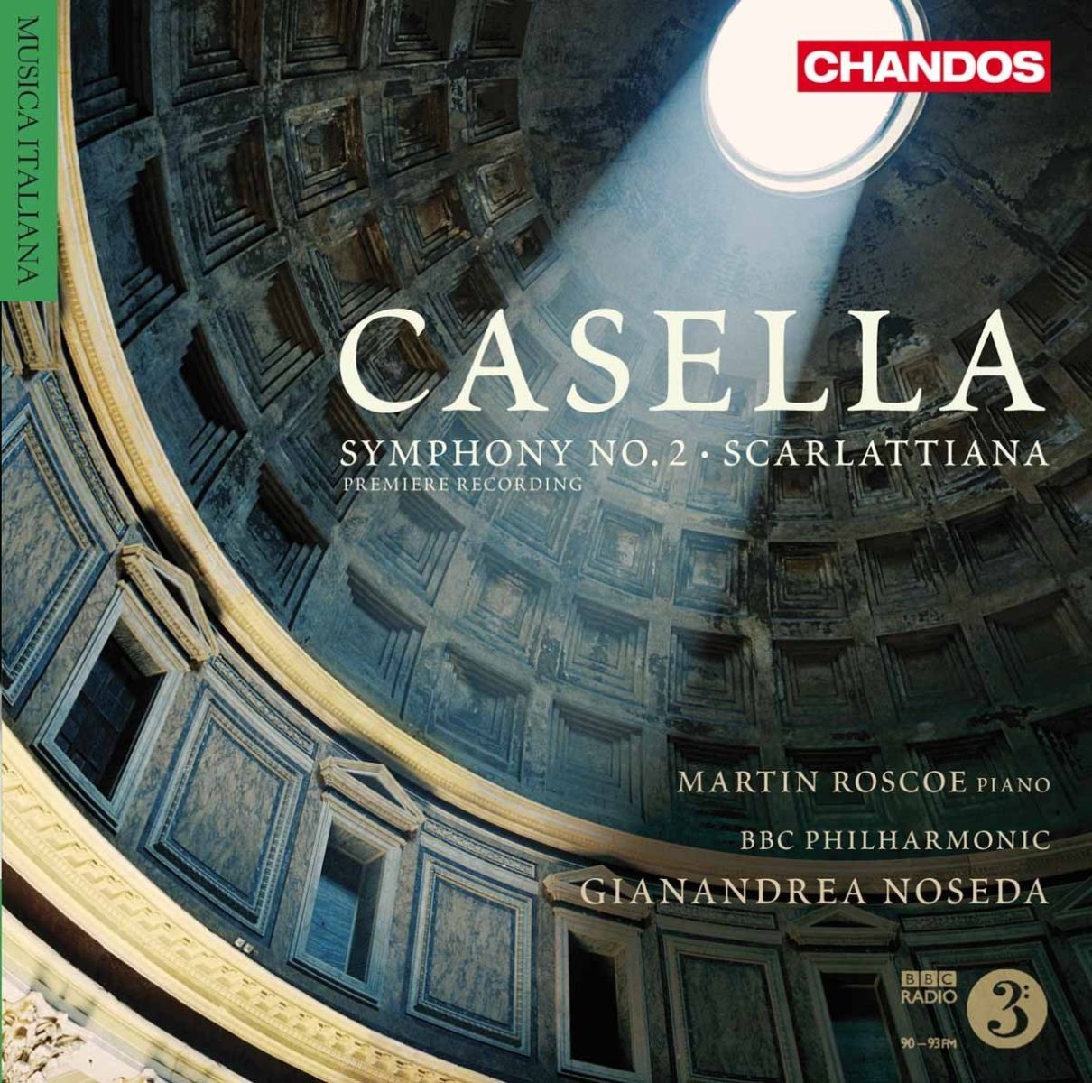 Afbeelding van Martin Roscoe & BBC Philharmonic Orchestra - Casella: Symphony No.2 | Scarlattiana