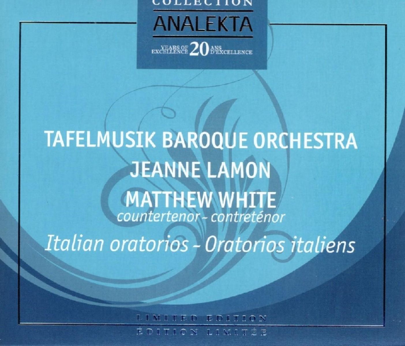 Matthew White, Tafelmusik Baroque Orchestra, Jeanne Lamon - Vivaldi: Italian Oratorios