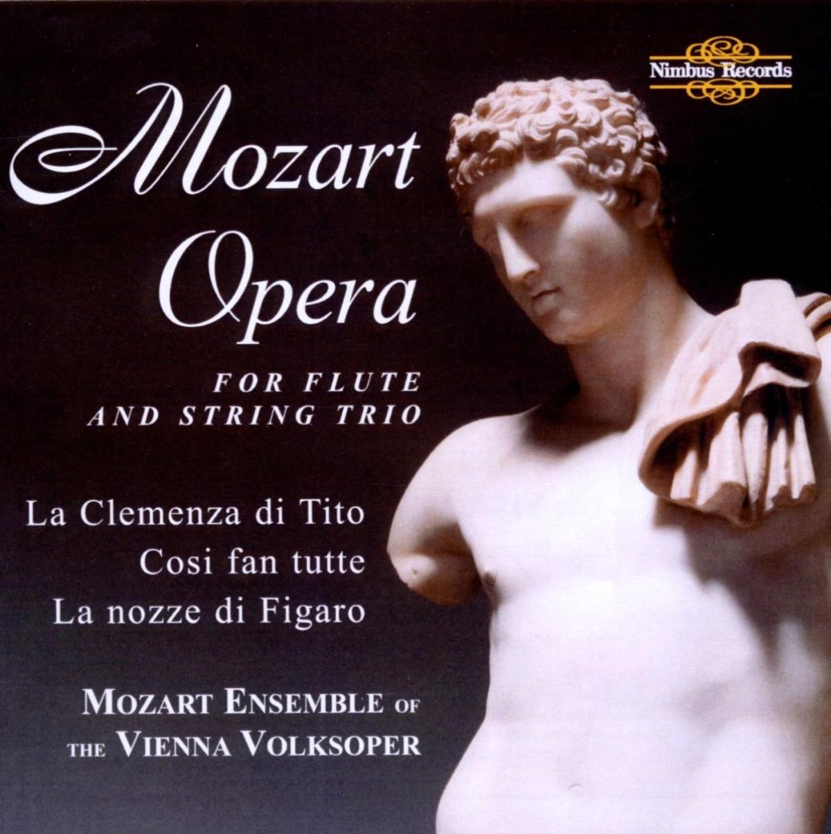 Afbeelding van Mozart Ensemble Of The Vienna Volks - Mozart: Opera For Flute And String