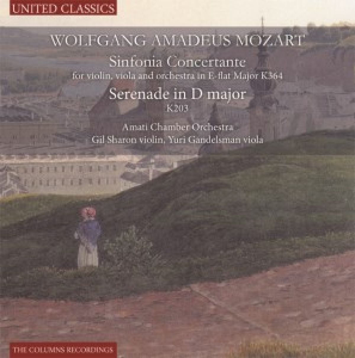 Afbeelding van Gil Sharon, Yuri Gandelsman, Amati Chamber Orchestra - Mozart: Sinfonia Concertante / Serenade in D Major
