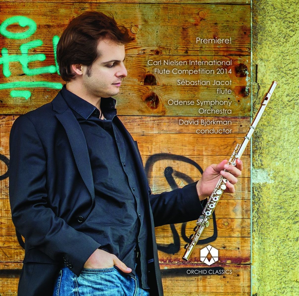 Afbeelding van Sébastian Jacot, Odense Symphony Orchestra, David Björkman - Premiere! (Carl Nielsen International Flute Competition 2014)