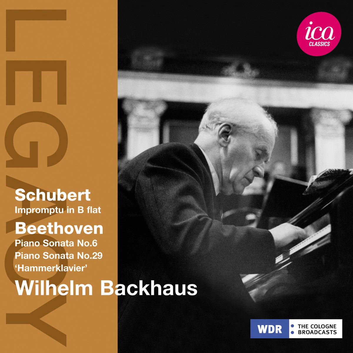 Afbeelding van Wilhelm Backhaus - Schubert: Impromptu In B Flast | Beethoven: Piano Sonatas Nos.6 & 29