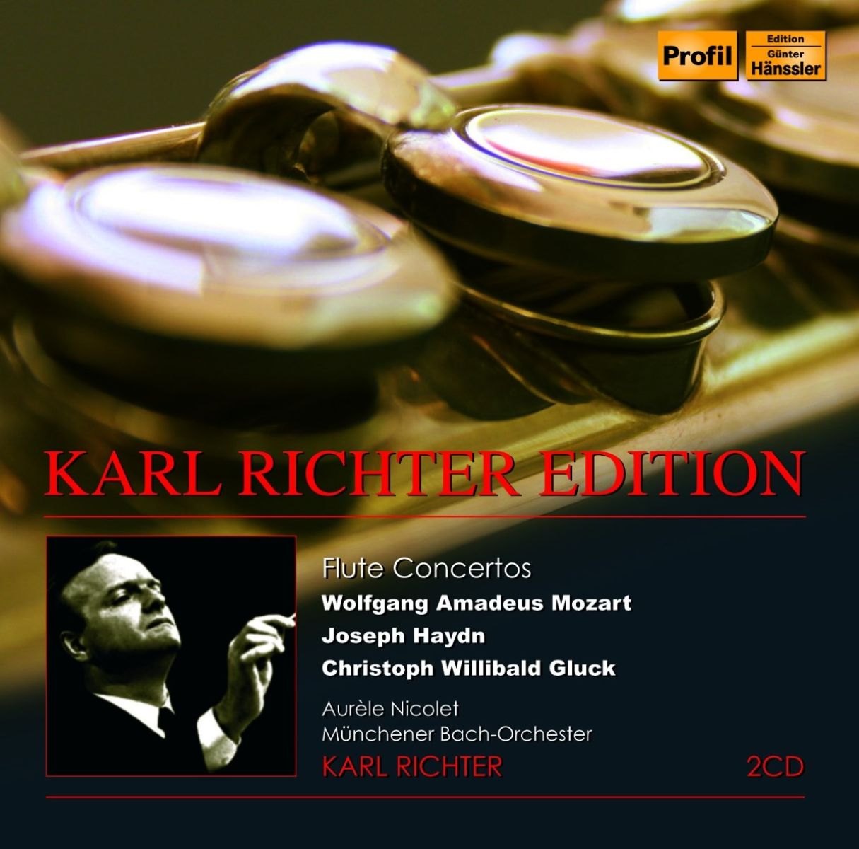 Aurèle Nicolet, Münchener Bach-Orchester, Karl Richter - Mozart, Haydn, Gluck: Flute Concertos