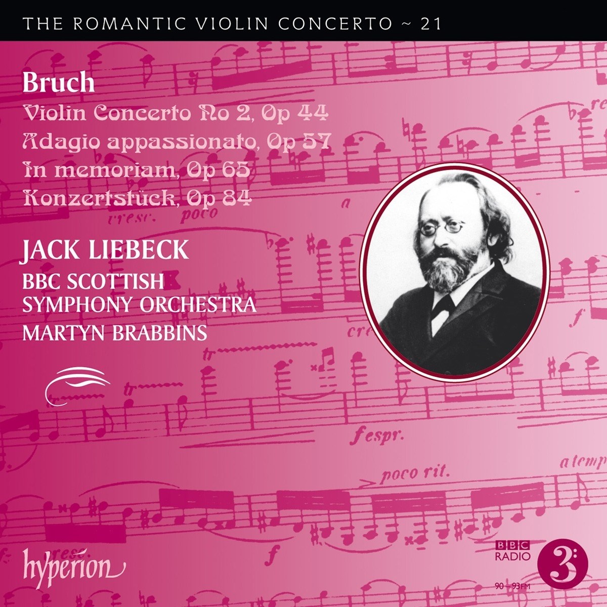 Jack Liebeck, BBC Scottish Symphony Orchestra, Martyn Brabbins - Bruch: Violin Concerto No 2, Op 44 | Adagio Appassionato, Op 57 | In Memorian, Op 65 | Konzertstück, Op 84