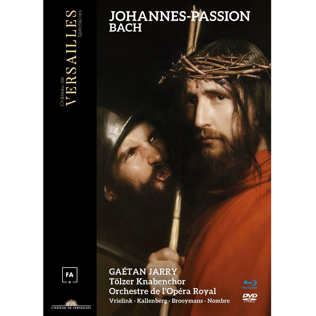 Afbeelding van Gaetan Jarry, Nicolas Brooymans, Linard Vrielink, Moritz Kallenberg, Halidou Nombre, Tolzer Knabenchor, Orchestre De L'opera Royal - J.S. Bach: Johannes-Passion