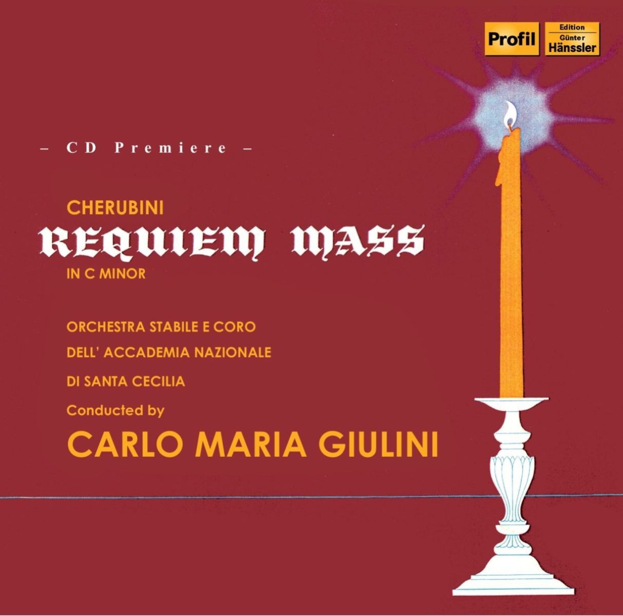 Afbeelding van Orchestra & Chor Santa Cecilia, Carlo Maria Giulini - Cherubini: Requiem Mass
