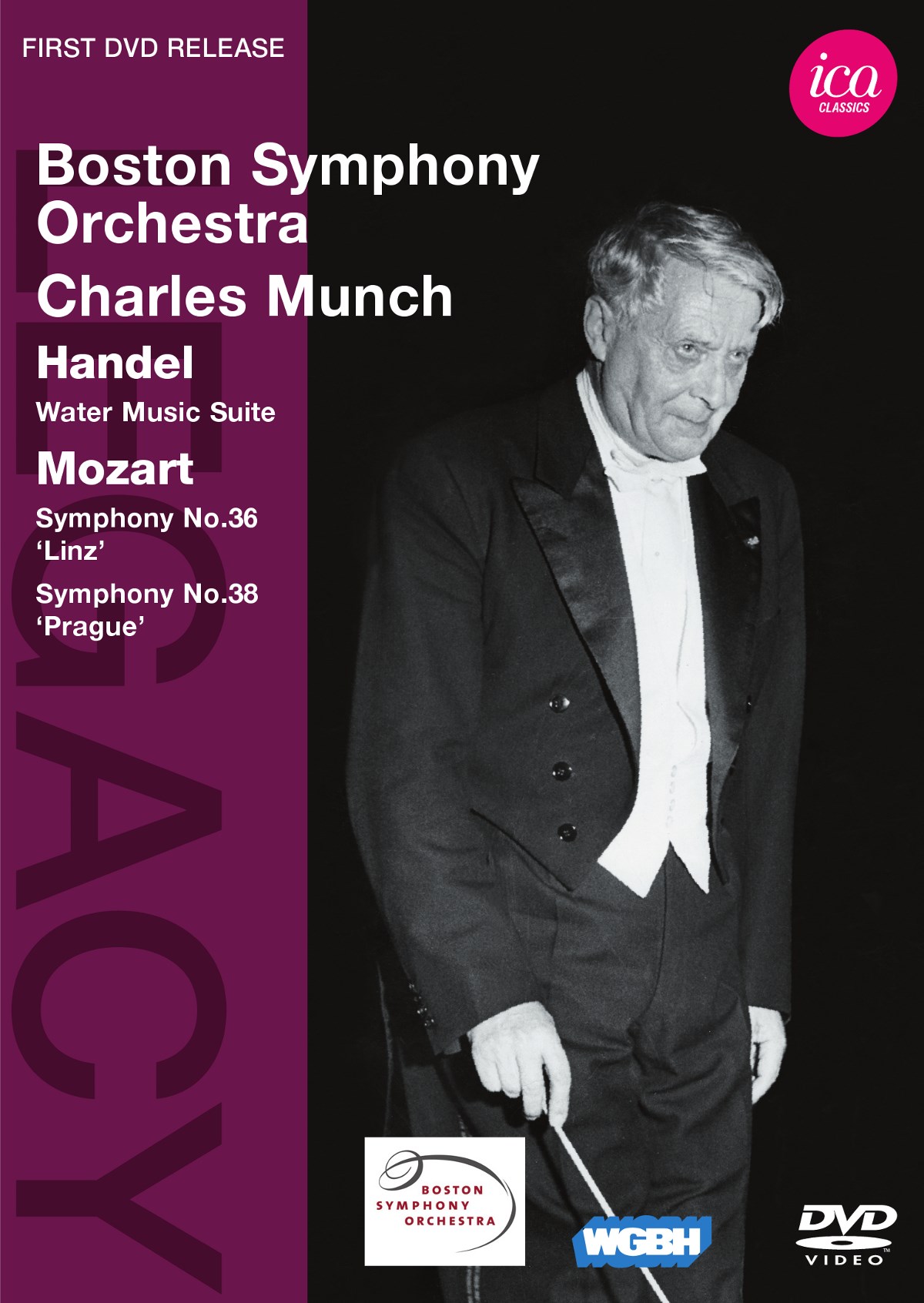 Afbeelding van Boston Symphony Orchestra, Charles Munch - Handel: Water Music Suite | Mozart: Symphonies Nos. 36 & 38